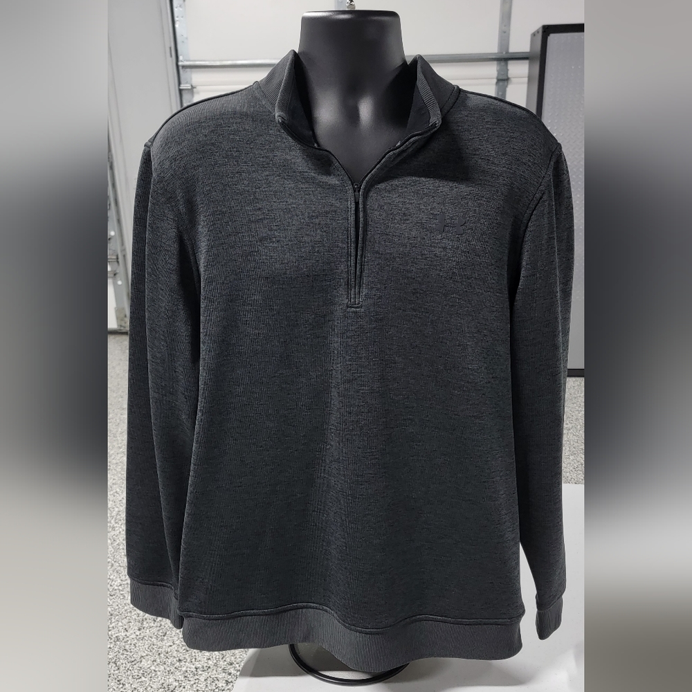 Under Armour Quarter Zip Sweatshirt Gray Size XL
